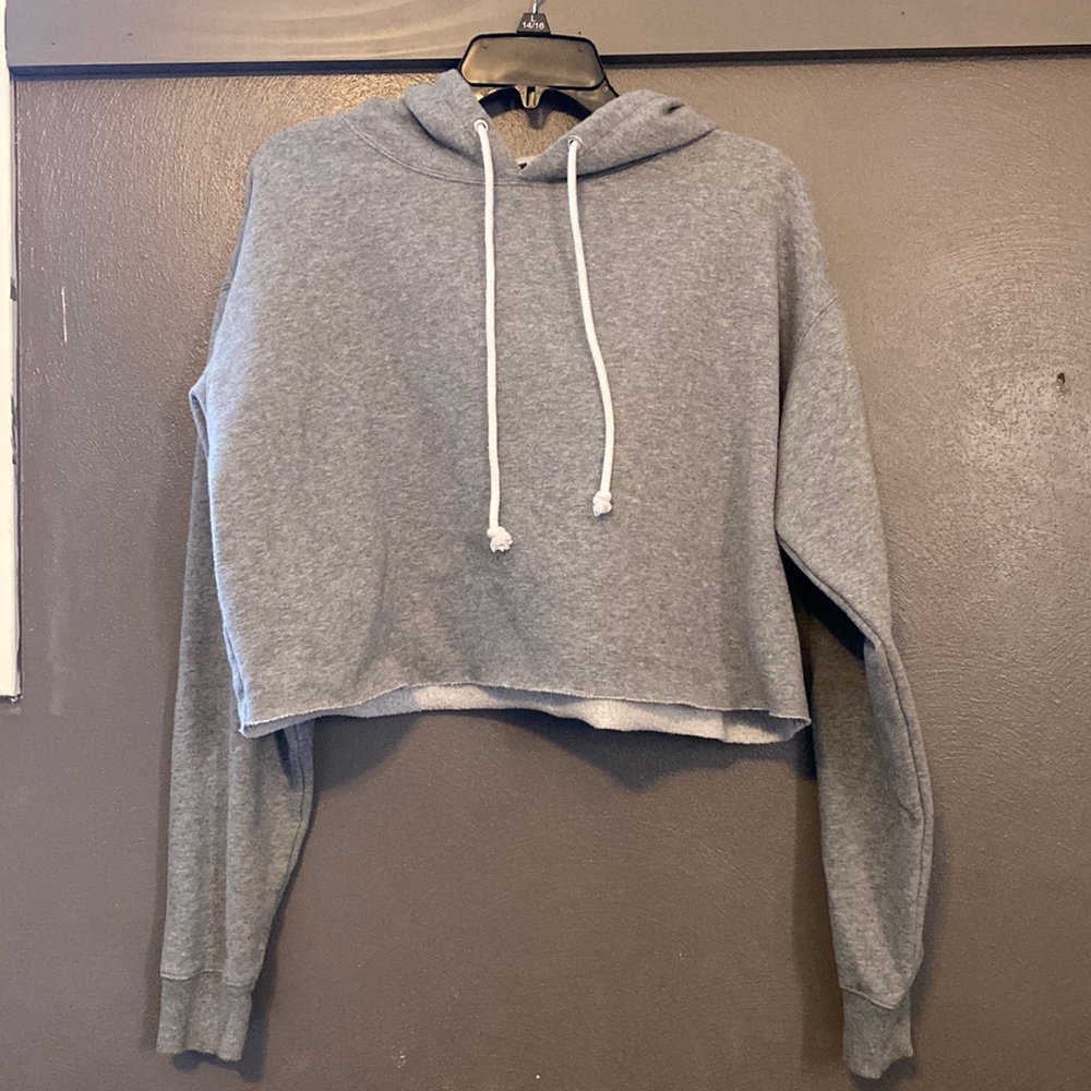 Wild Fable gray cropped sweatshirt